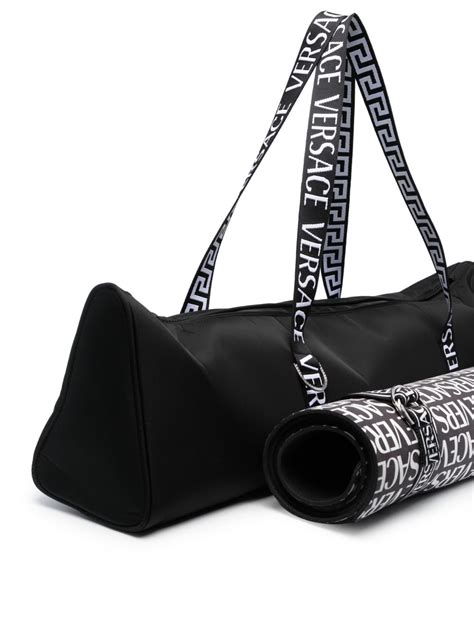 versace parfums gym bag|versace logo tape gym bag.